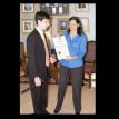 Timothy receives Commendation from Doraville Mayor Donna Pittman